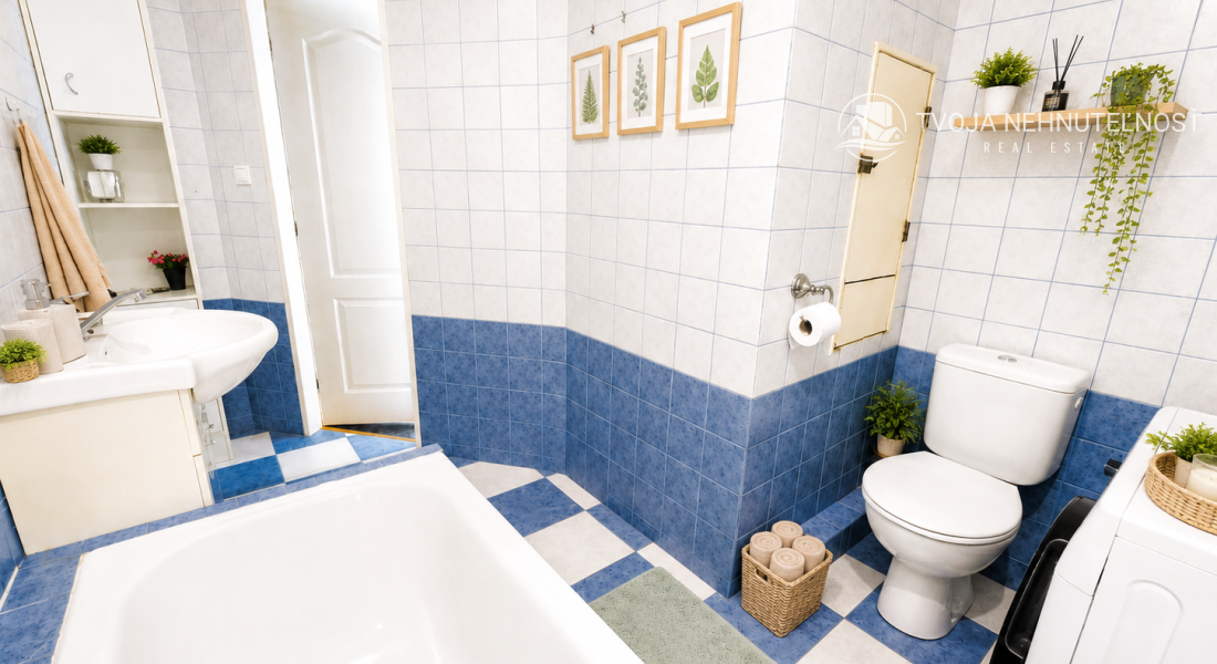 Kúpou voľný 3 izbový byt Sekčov Martina Benku, 59 m2, zariadený, s balkónom