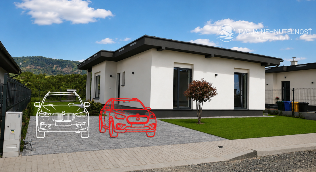 Posledný 4 izbový dom vo vyhotovení  ŠTANDARD s pozemkom 501 m2 FINTICE-GRIBĽOVEC