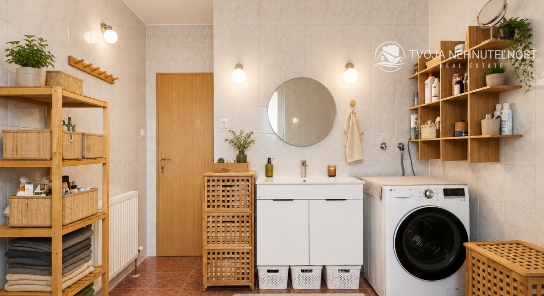 Komfortný veľký 2 izbový byt s garážou, loggia 16 m2, krb, Veselá ulica Prešov
