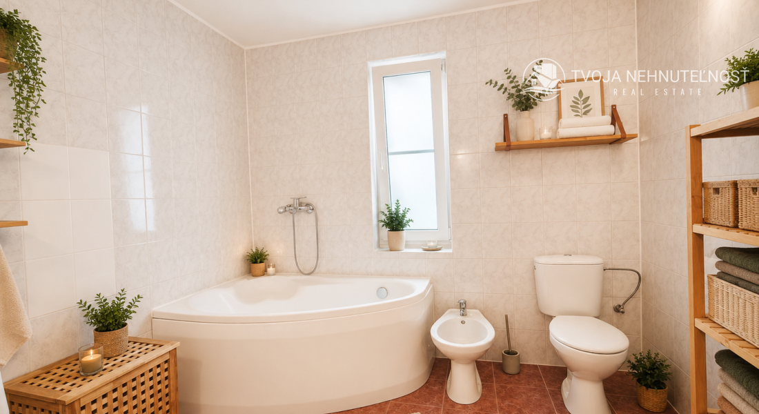 Komfortný veľký 2 izbový byt s garážou, loggia 16 m2, krb, Veselá ulica Prešov