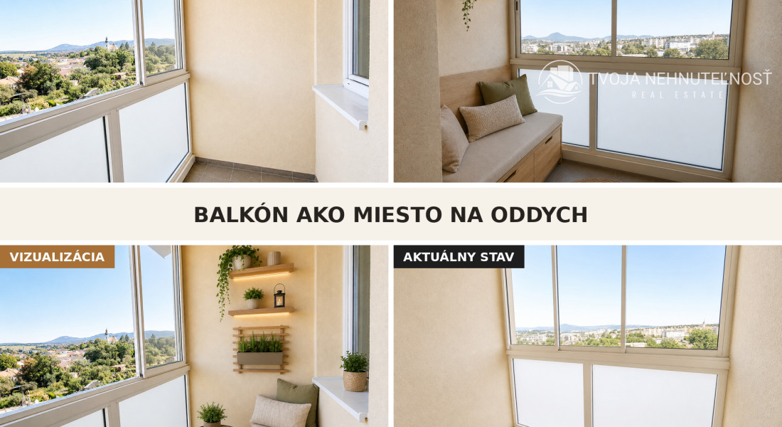 4 izby, 83 m² a panoramatický výhľad,ktorý sa nerekonštruuje - Urxova, Prešov