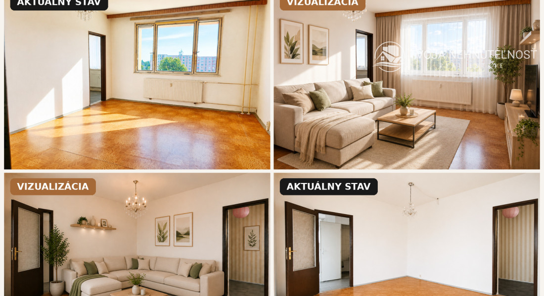 4 izby, 83 m² a panoramatický výhľad,ktorý sa nerekonštruuje - Urxova, Prešov