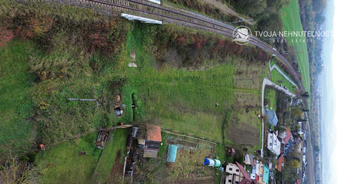 Na predaj rekreačný pozemok Šarišské Michaľany, 570 m2, možnosť výstavby chaty