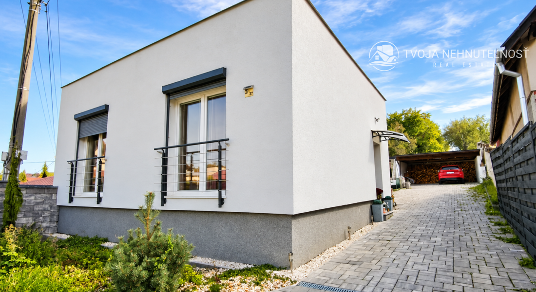 Priestranný 3-izbový rodinný dom so saunou, vírivkou, terasou a veľkou záhradou – Kapušany