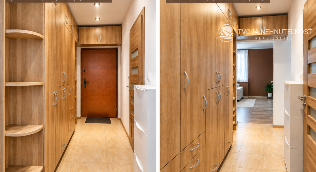 PRENÁJOM | 2-izbový byt so zasklenou loggiou v centre Prešova – 49 m²