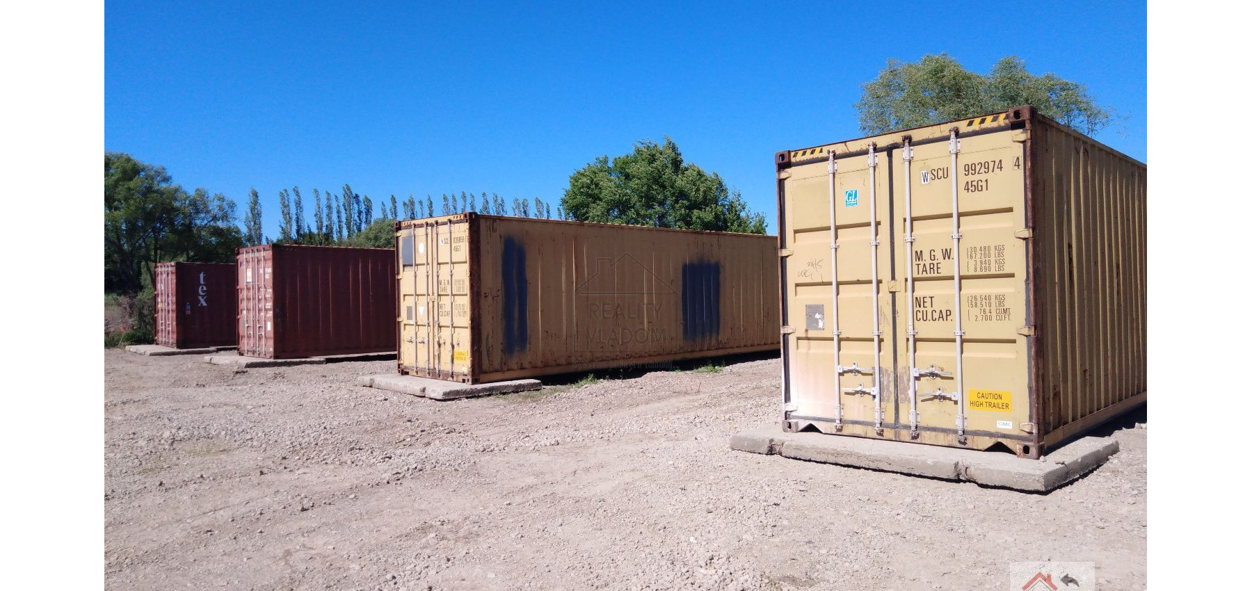 Lodný kontajner 40" HC, rozmer 12 x 2,5 x 2,7 m, ĽUBOTICE.