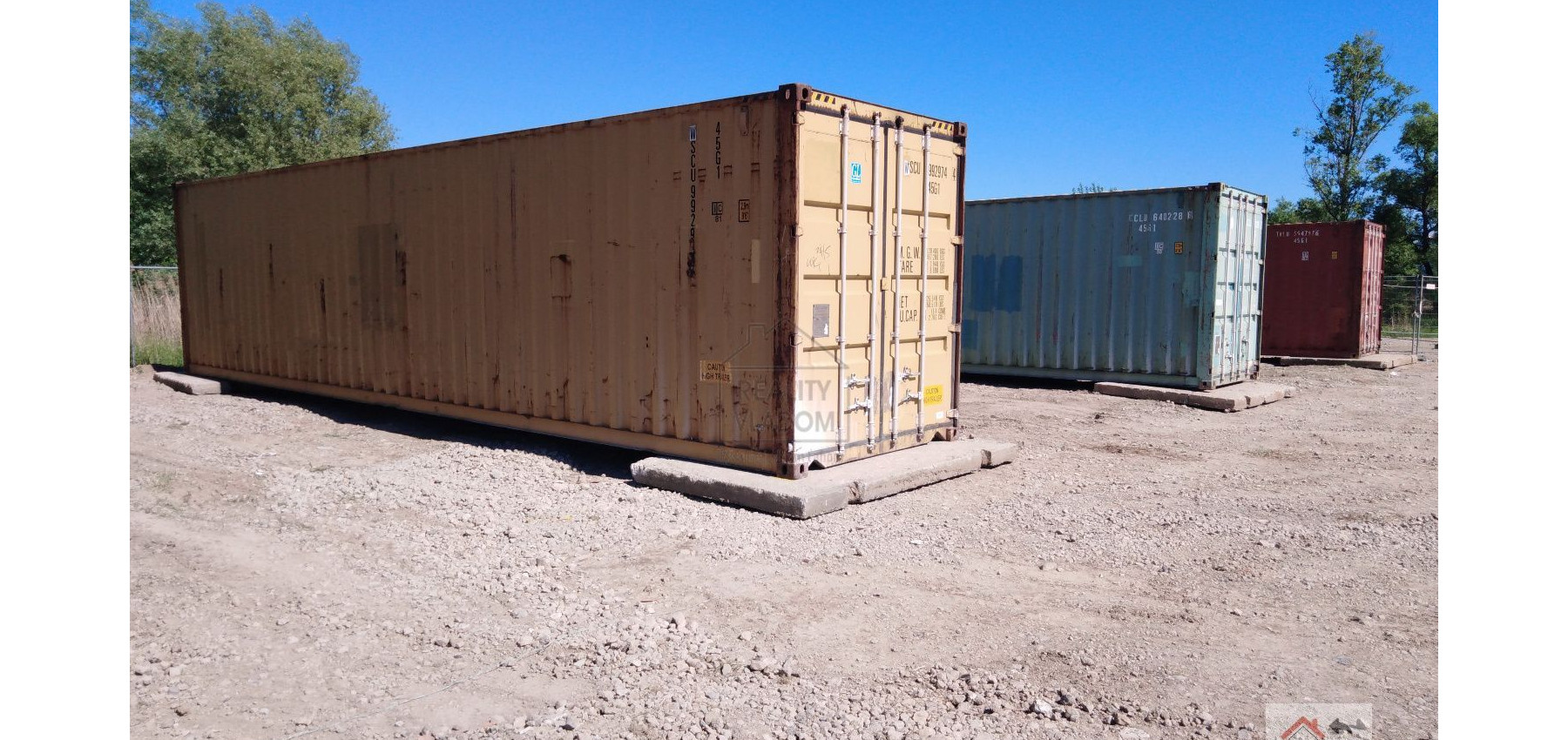 Lodný kontajner 40" HC, rozmer 12 x 2,5 x 2,7 m, ĽUBOTICE.