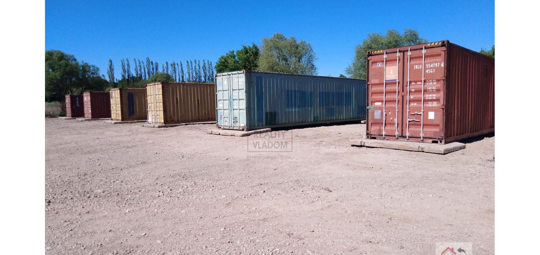 Lodný kontajner 40" HC, rozmer 12 x 2,5 x 2,7 m, ĽUBOTICE.