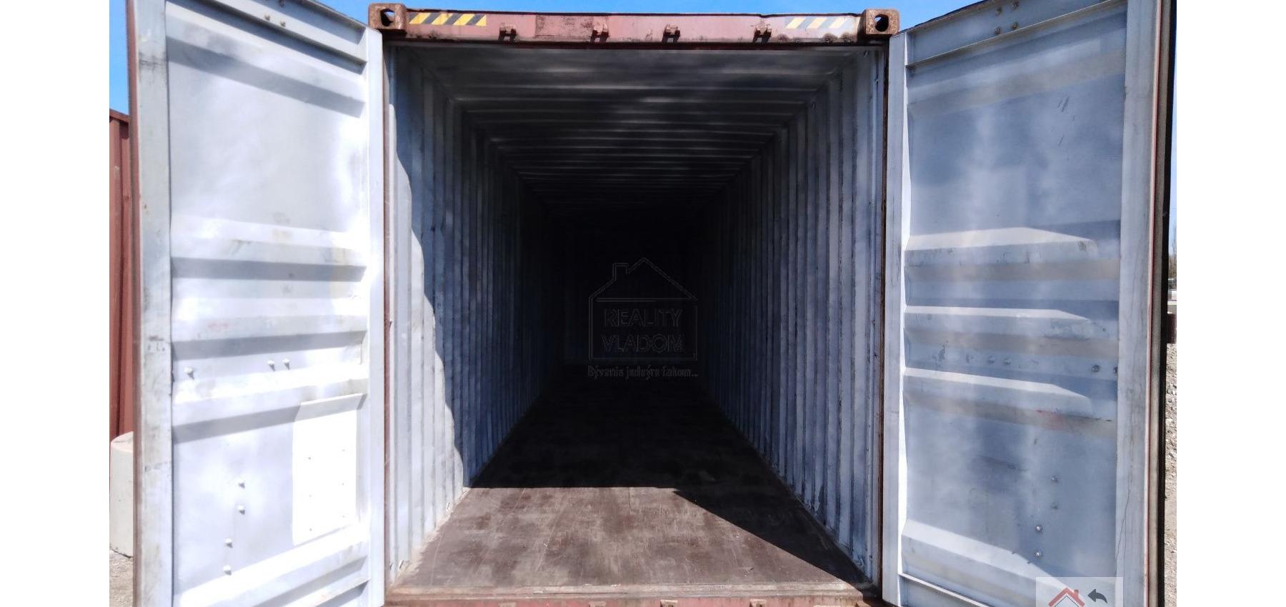 Lodný kontajner 40" HC, rozmer 12 x 2,5 x 2,7 m, ĽUBOTICE.