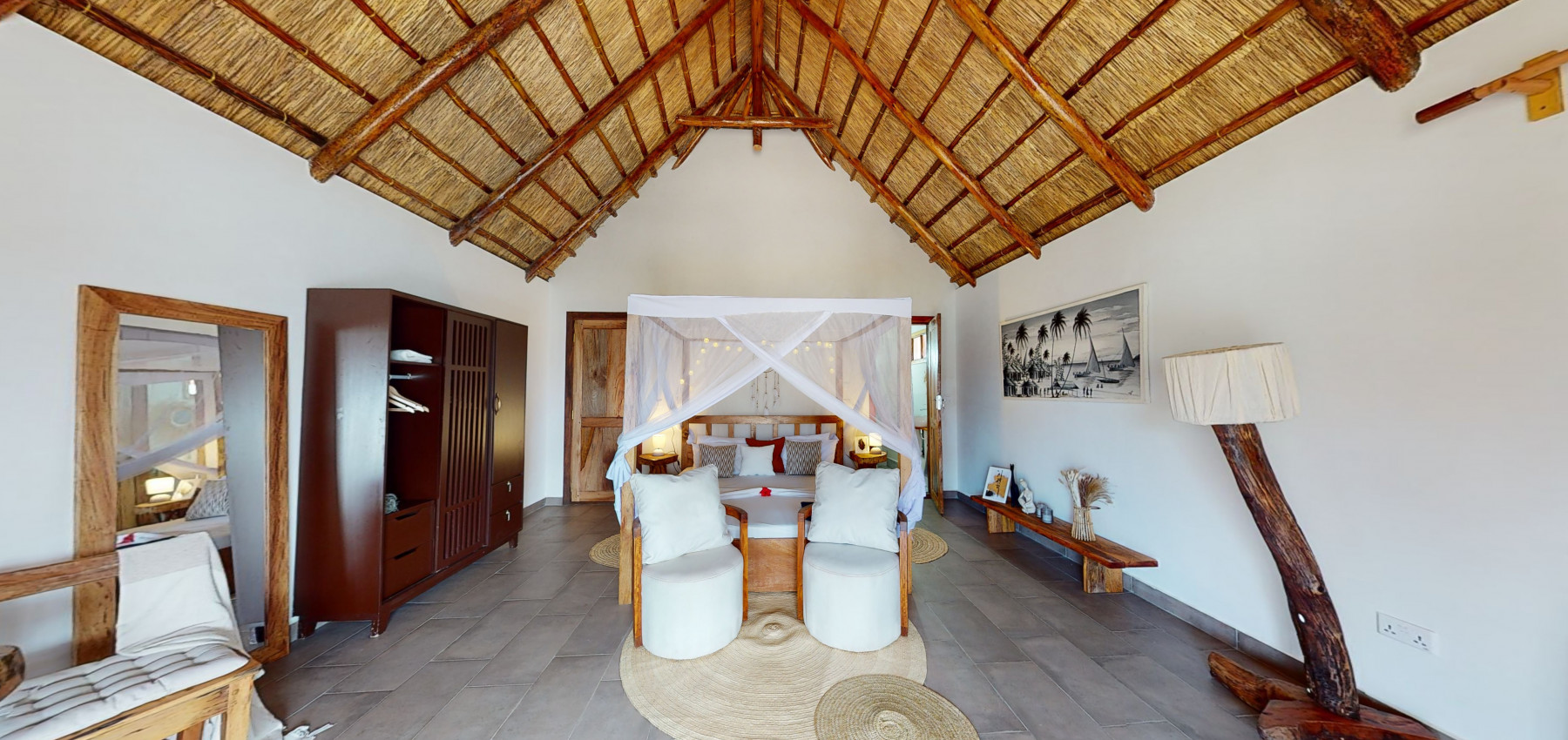 Zaria resort Zanzibar - dovolenkový prenájom bungalovu so záhradou pre dve osoby