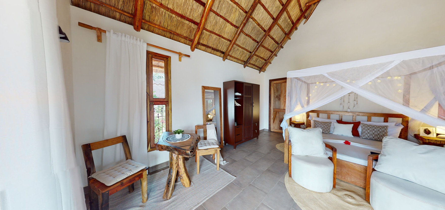 Zaria resort Zanzibar - dovolenkový prenájom bungalovu so záhradou pre dve osoby