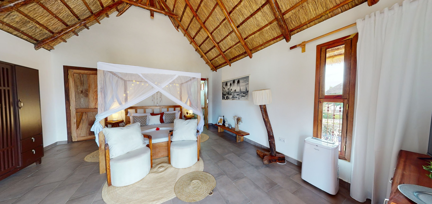 Zaria resort Zanzibar - dovolenkový prenájom bungalovu so záhradou pre dve osoby