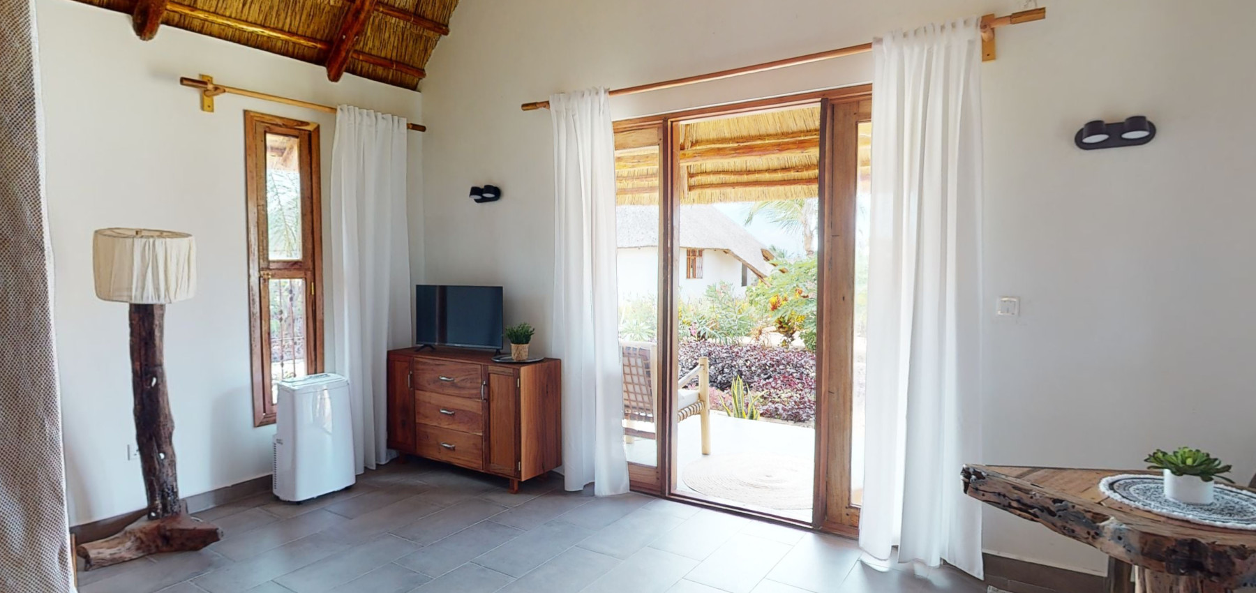 Zaria resort Zanzibar - dovolenkový prenájom bungalovu so záhradou pre dve osoby