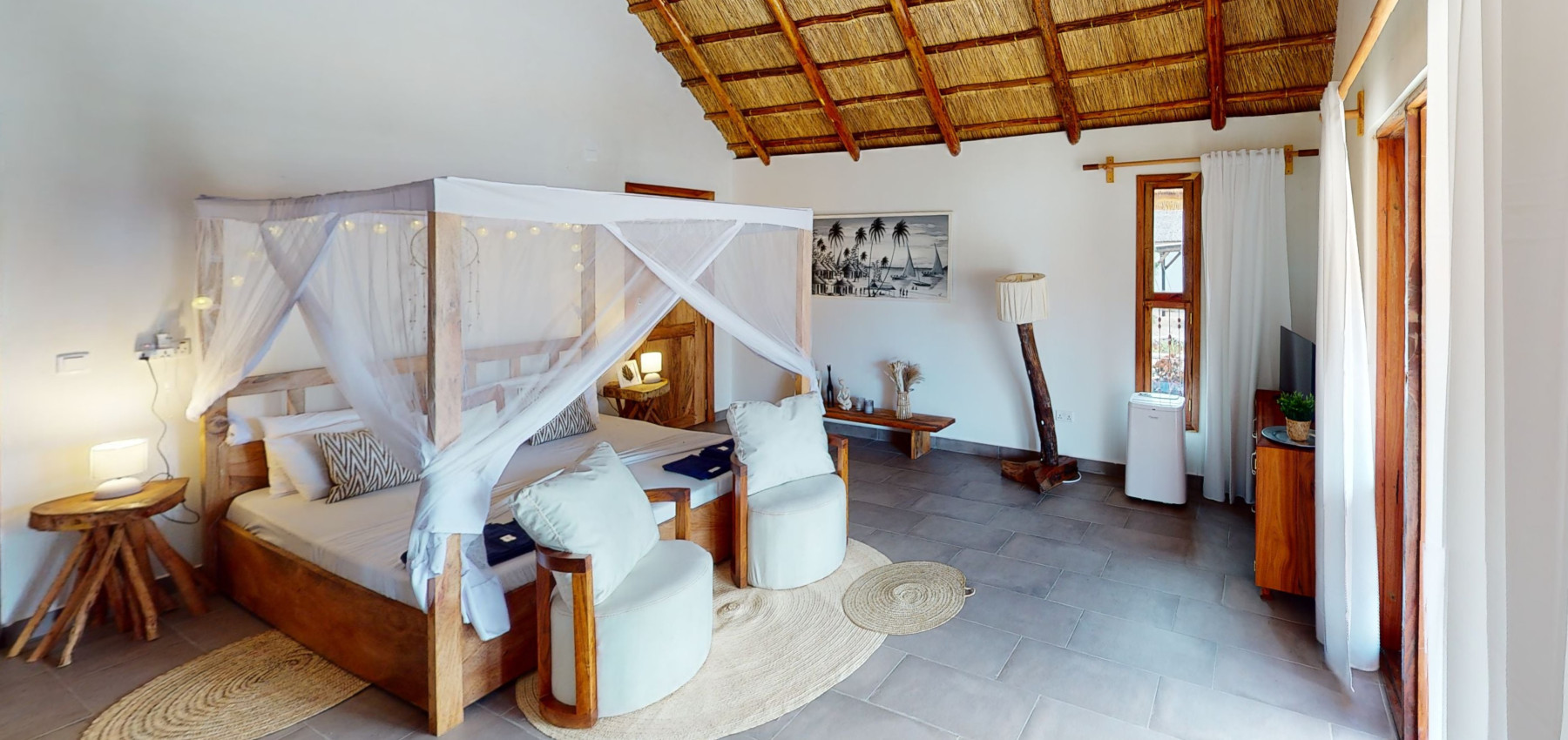 Zaria resort Zanzibar - dovolenkový prenájom bungalovu so záhradou pre dve osoby