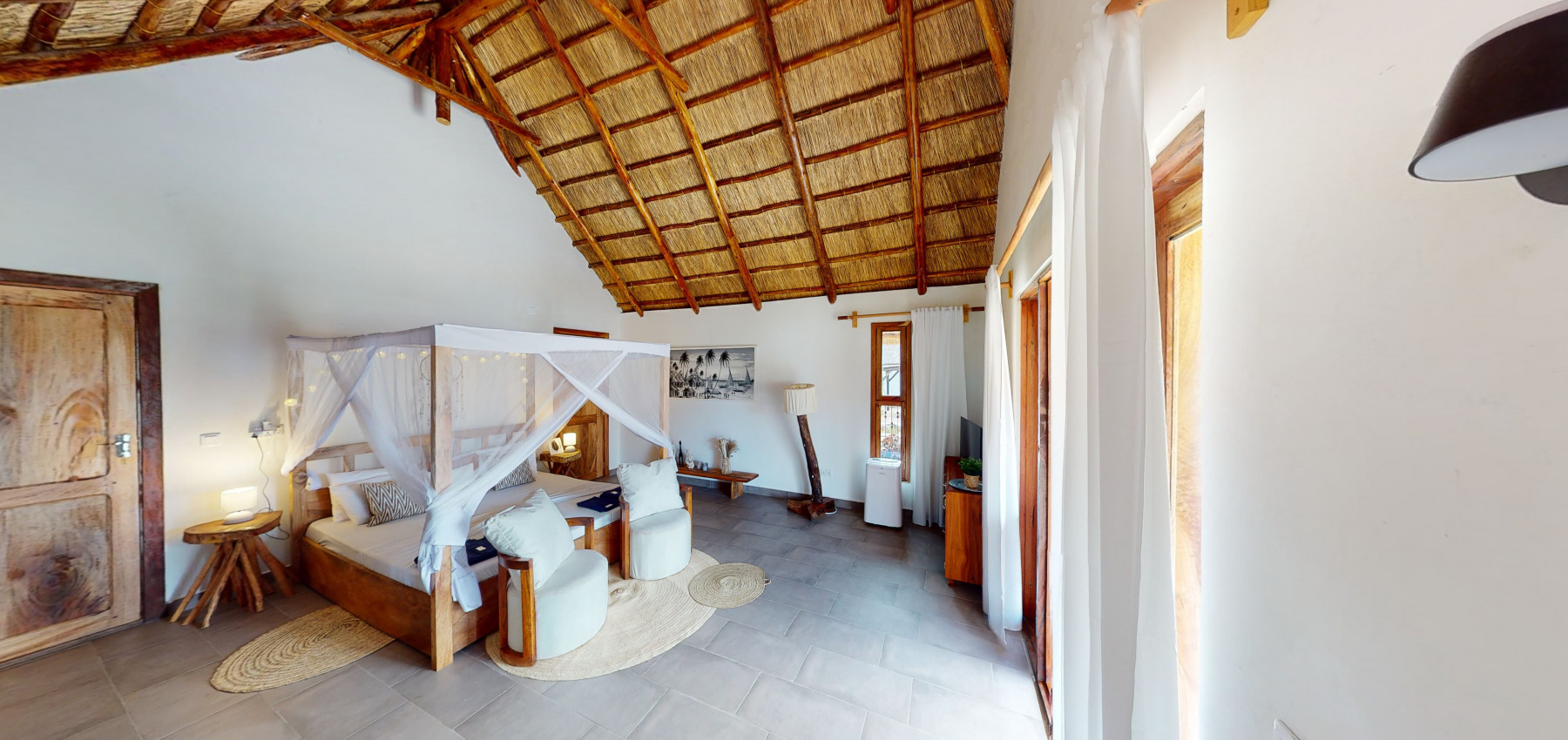 Zaria resort Zanzibar - dovolenkový prenájom bungalovu so záhradou pre dve osoby