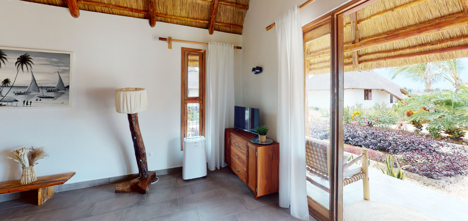 Zaria resort Zanzibar - dovolenkový prenájom bungalovu so záhradou pre dve osoby