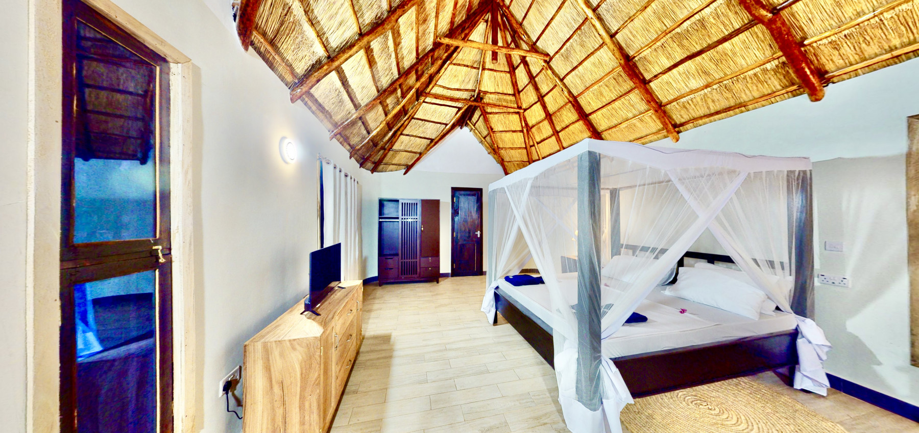Zaria resort Zanzibar - dovolenkový prenájom bungalovu so záhradou pre pár D03