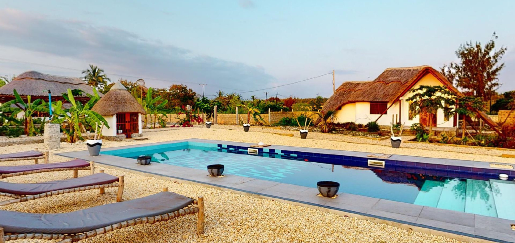 Zaria resort Zanzibar - dovolenkový prenájom bungalovu so záhradou pre pár D03