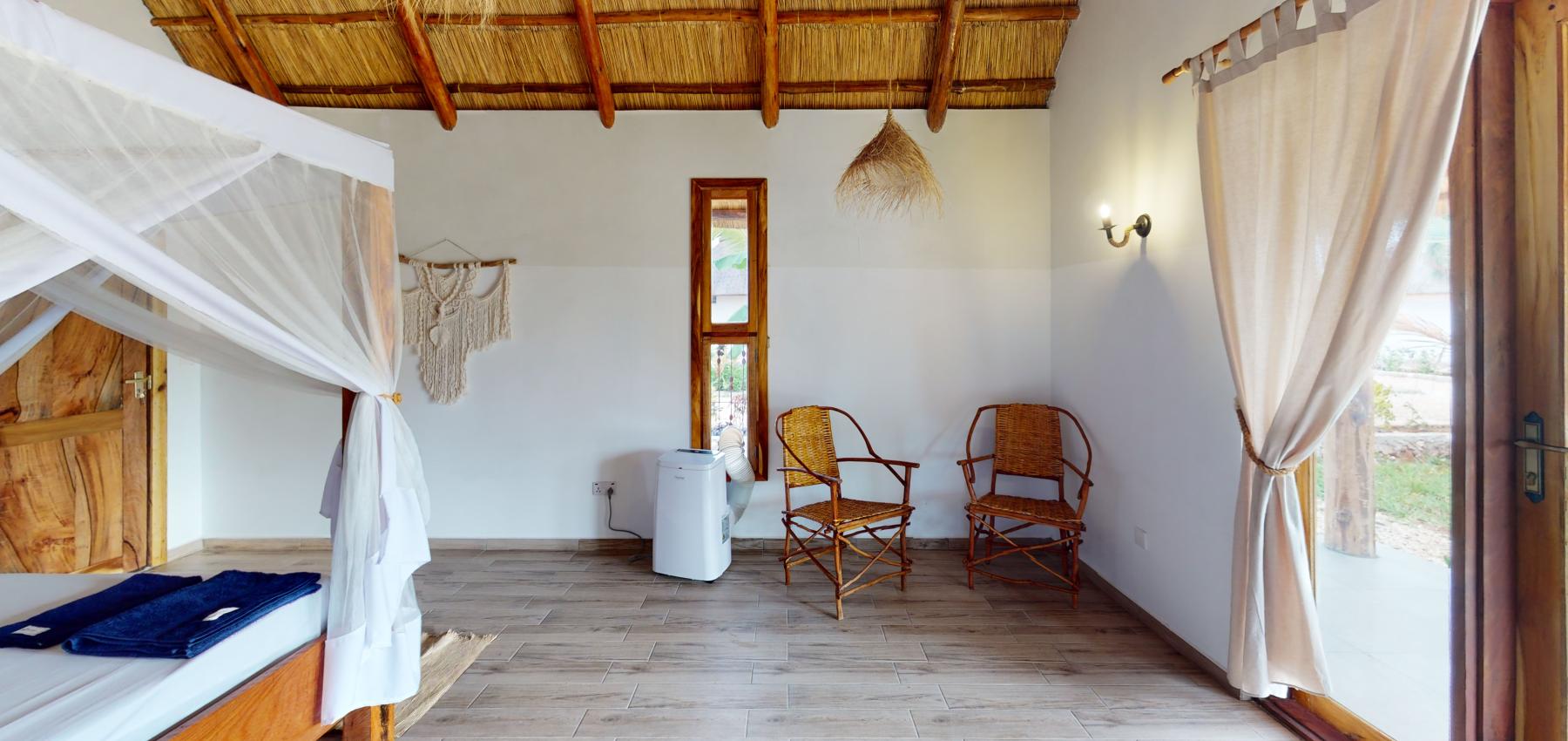 Zaria resort Zanzibar - dovolenkový prenájom bungalovu so záhradou pre romantický pár D05