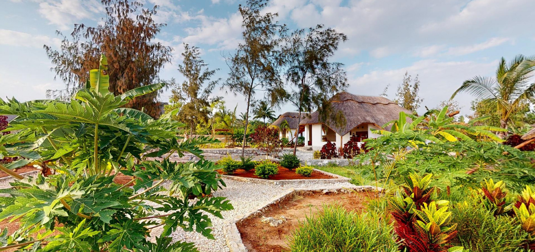 Zaria resort Zanzibar - dovolenkový prenájom bungalovu so záhradou pre pár D03