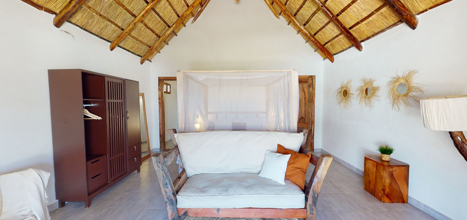 Zaria resort Zanzibar - dovolenkový prenájom bungalovu so záhradou pre dve osoby D07
