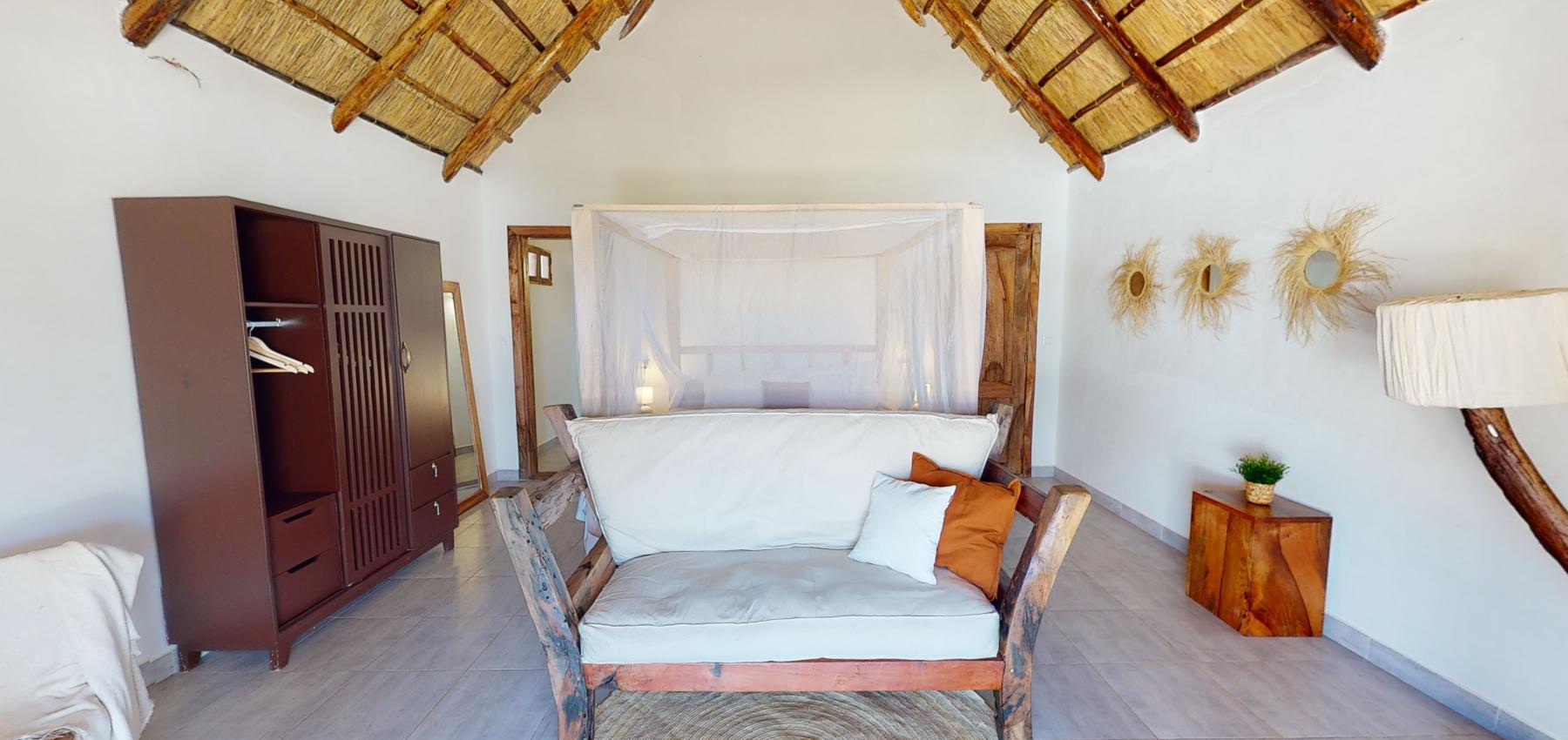 Zaria resort Zanzibar - dovolenkový prenájom bungalovu so záhradou pre dve osoby D07