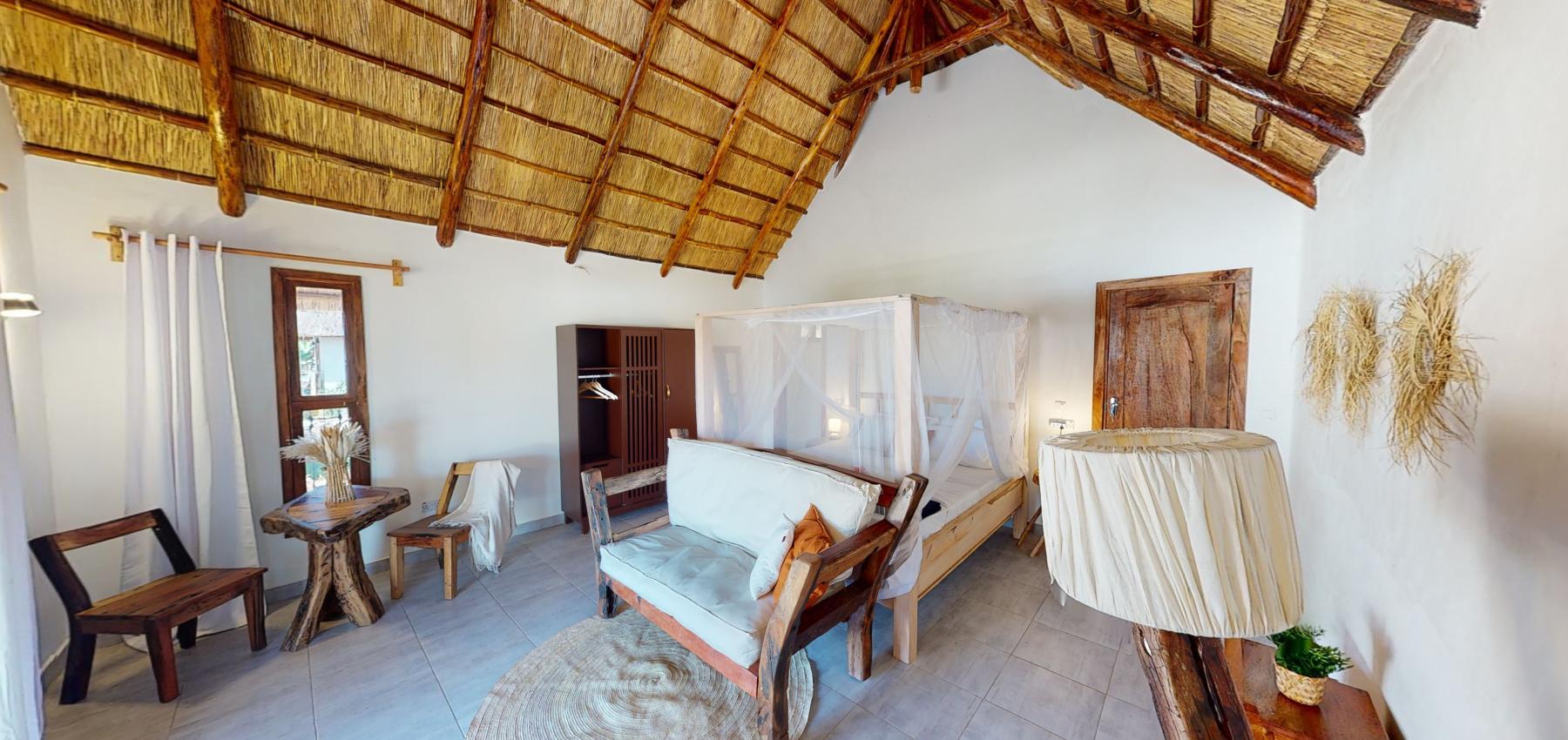 Zaria resort Zanzibar - dovolenkový prenájom bungalovu so záhradou pre dve osoby D07