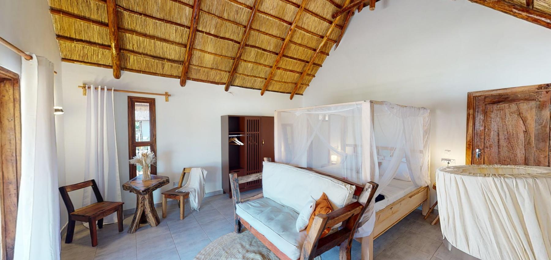 Zaria resort Zanzibar - dovolenkový prenájom bungalovu so záhradou pre dve osoby D07