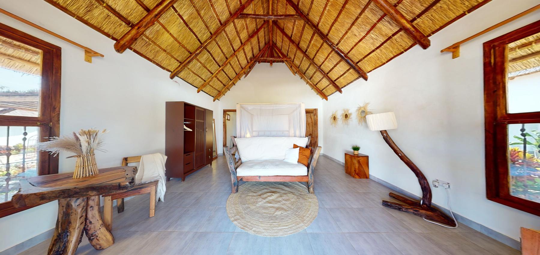 Zaria resort Zanzibar - dovolenkový prenájom bungalovu so záhradou pre dve osoby D07