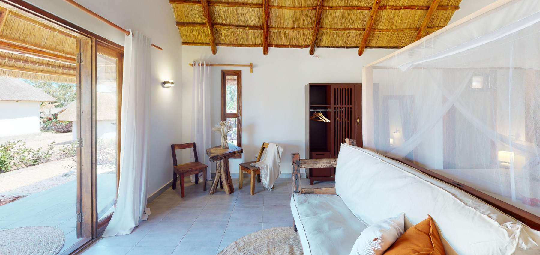 Zaria resort Zanzibar - dovolenkový prenájom bungalovu so záhradou pre dve osoby D07