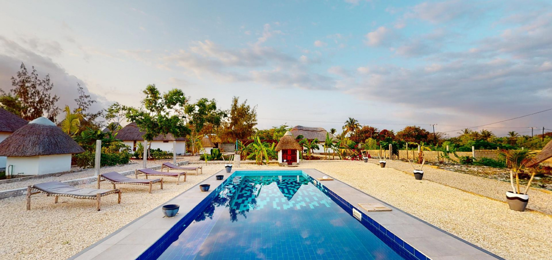 Zaria resort Zanzibar - dovolenkový prenájom bungalovu so záhradou pre dve osoby D07