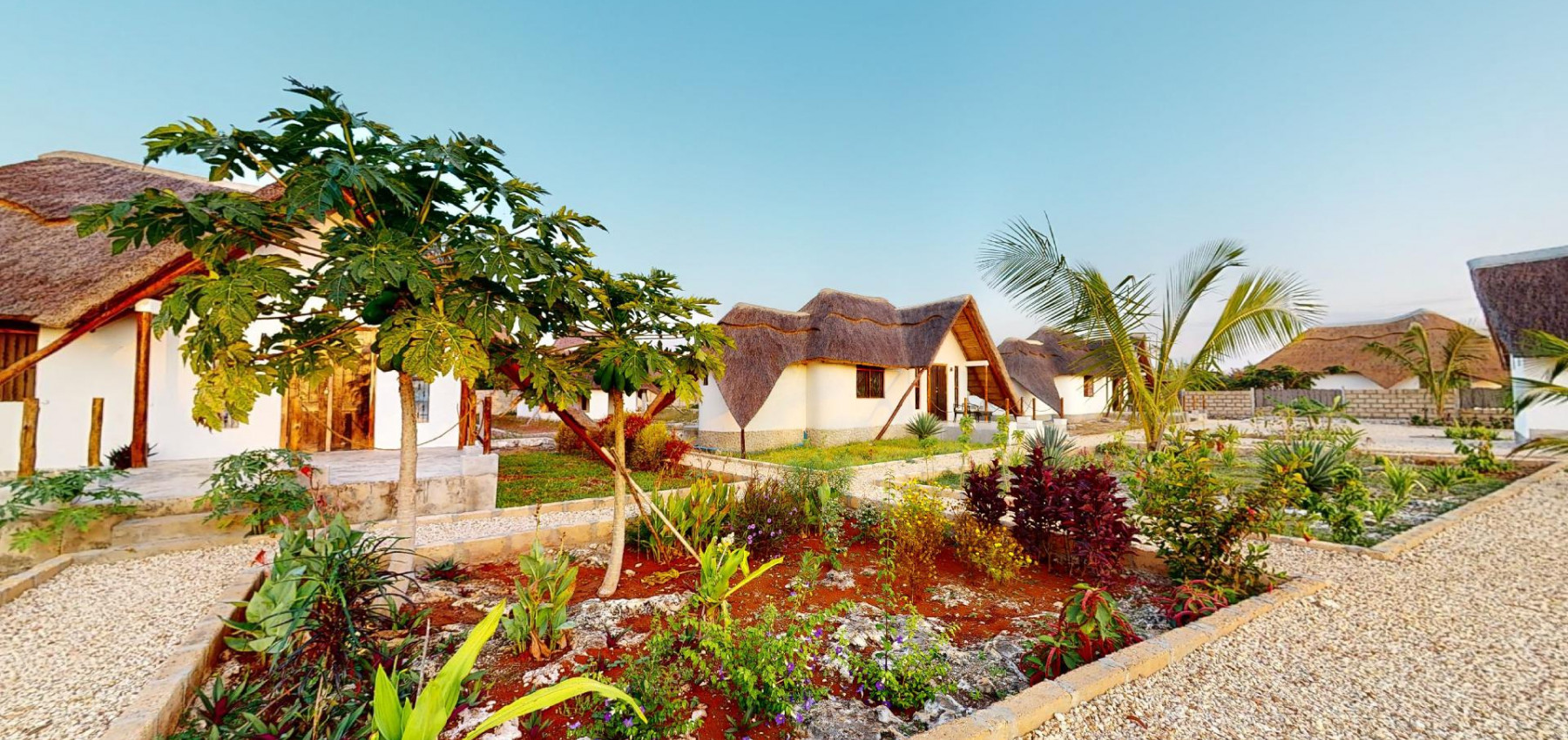 Zaria resort Zanzibar - dovolenkový prenájom bungalovu so záhradou pre dve osoby D07