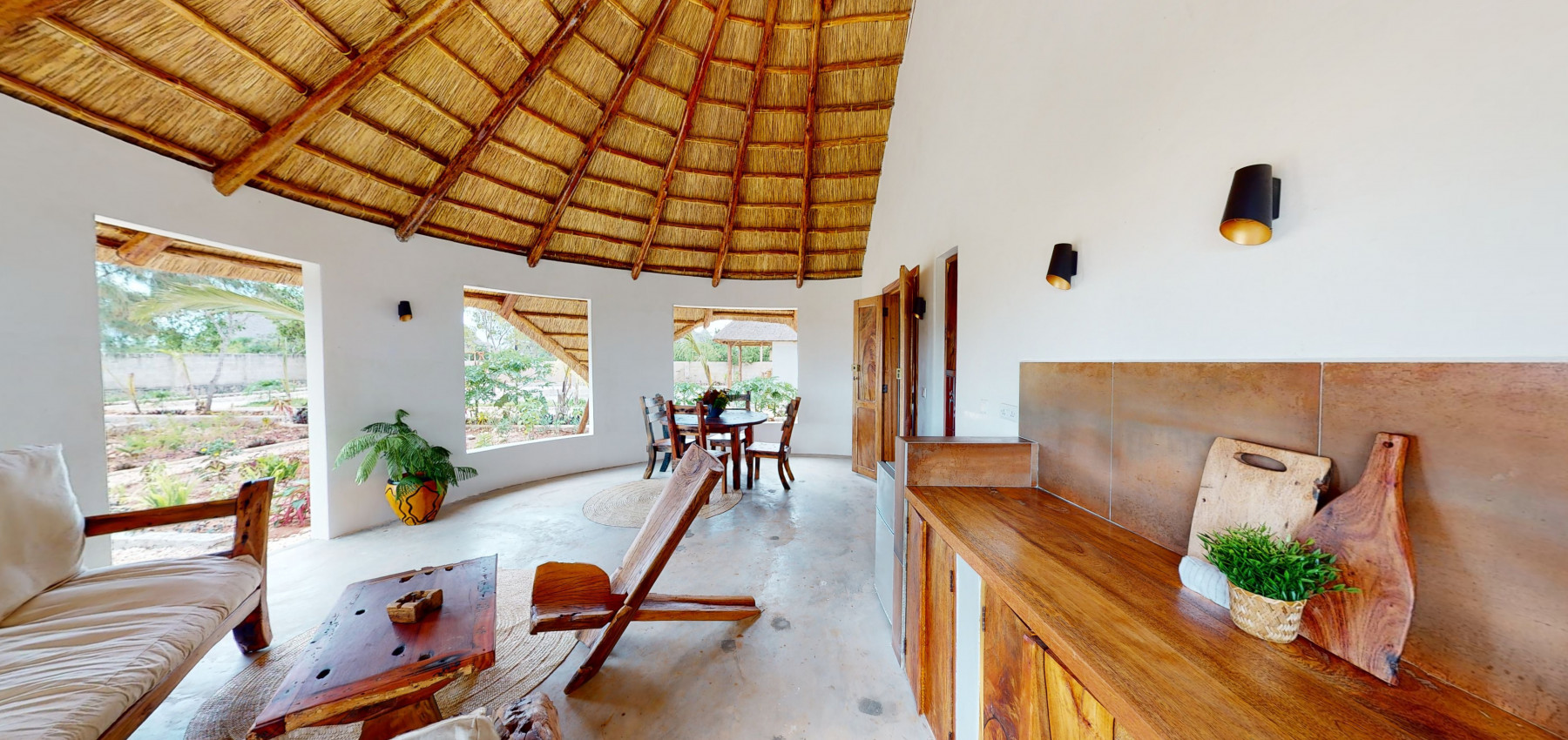 Zaria resort Zanzibar - dovolenkový prenájom bungalovu s dvomi spálňami a záhradou pre dva páry D10