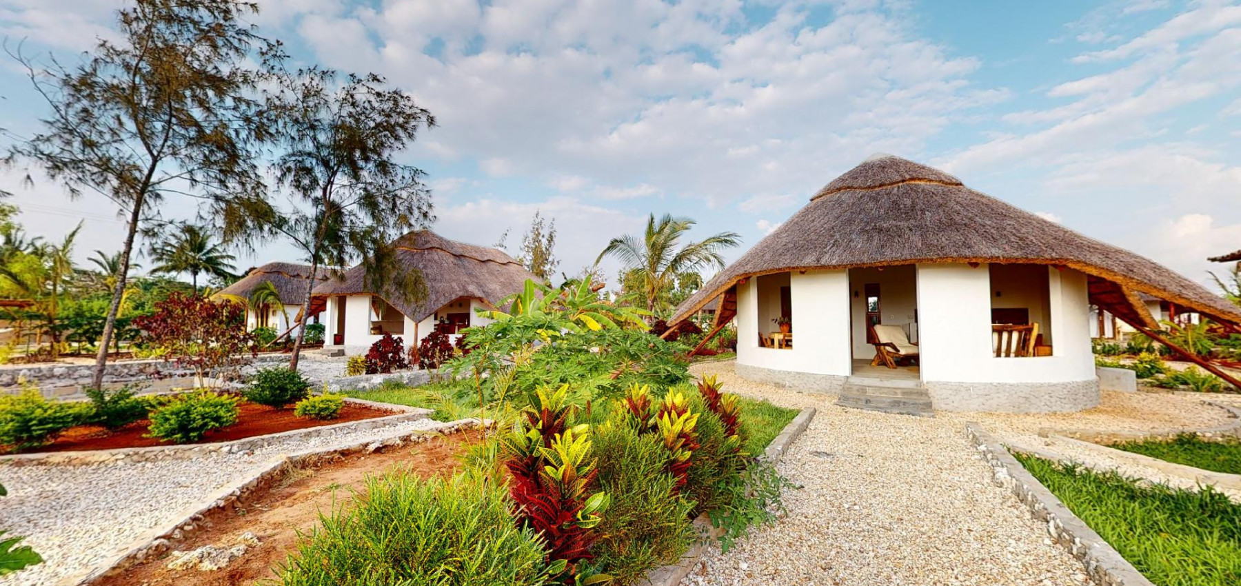 Zaria resort Zanzibar - dovolenkový prenájom bungalovu s dvomi spálňami a záhradou pre dva páry D10