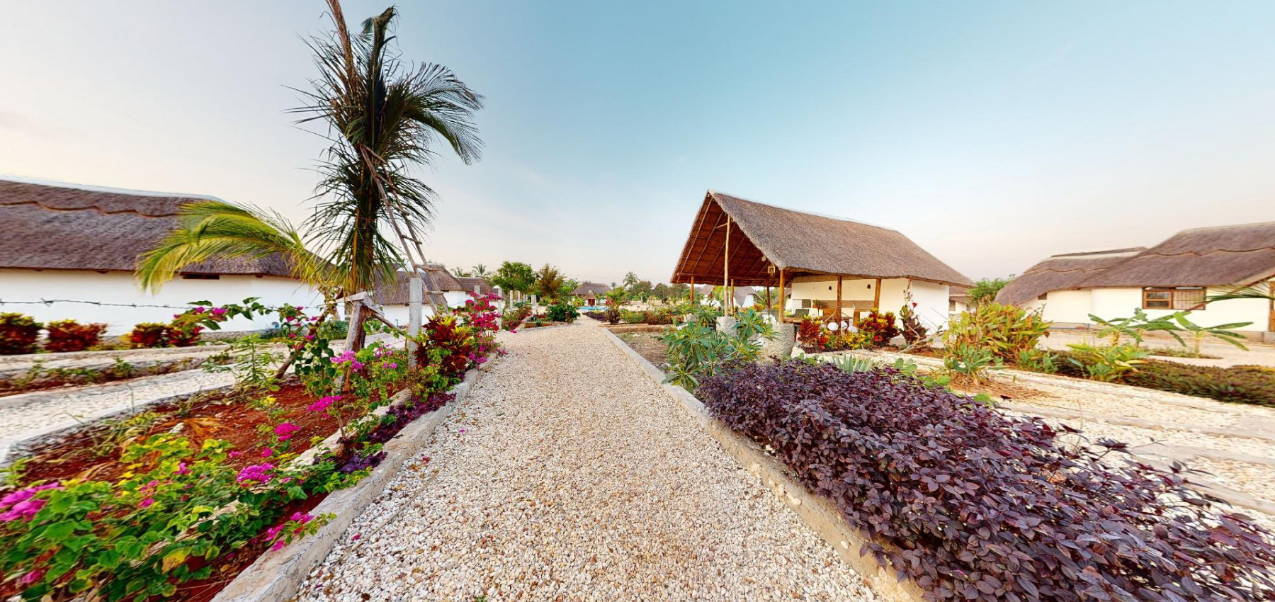 Zaria resort Zanzibar - dovolenkový prenájom bungalovu s dvomi spálňami a záhradou pre dva páry D10