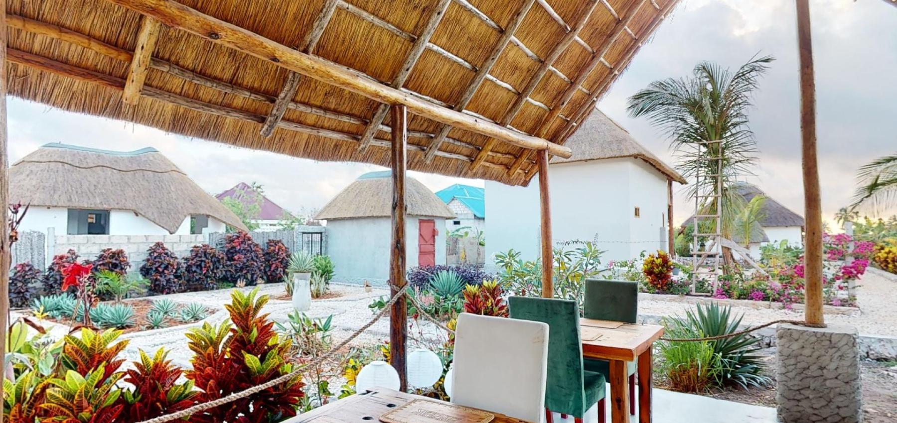 Zaria resort Zanzibar - dovolenkový prenájom bungalovu s dvomi spálňami a záhradou pre 2 páry D11