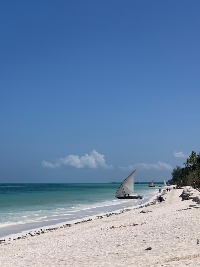 Zaria resort Zanzibar - luxusný poschodový dom, balkón s výhľadom na more a záhradou pre dve osoby D08