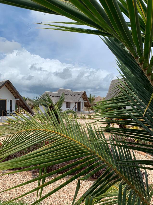 Zaria resort Zanzibar - luxusný poschodový dom, balkón s výhľadom na more a záhradou pre dve osoby D08