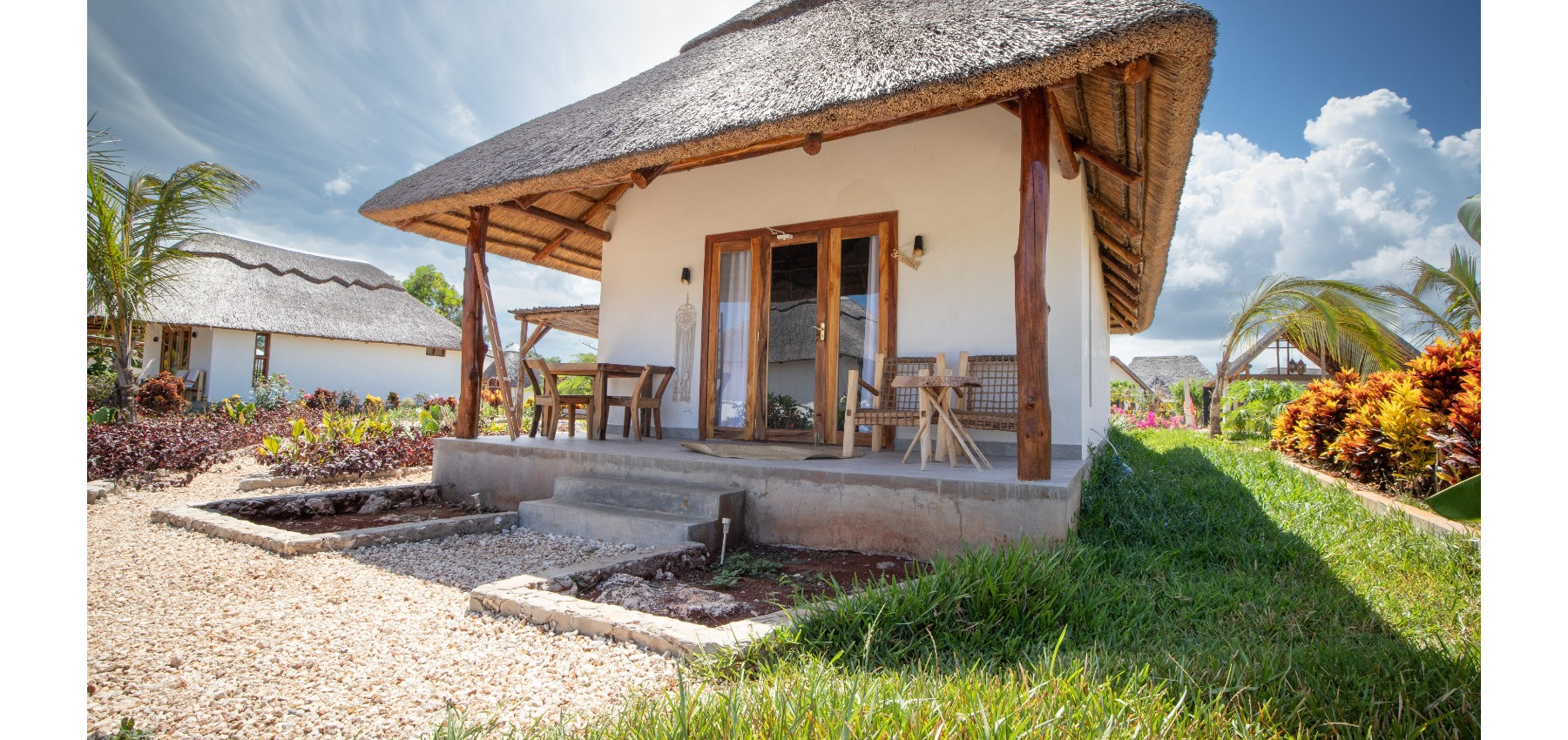 Zaria resort Zanzibar - dovolenkový prenájom bungalovu so záhradou pre dve osoby D07