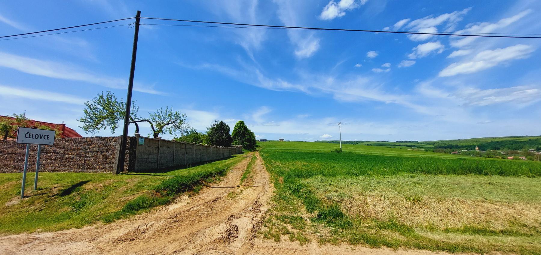 Perspektívny investičný pozemok na krátky horizont - určený na výstavbu domov, obec Čelovce, okres Prešov