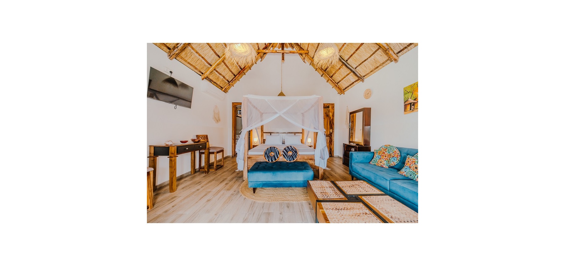 Zaria resort Zanzibar - dovolenkový prenájom bungalovu so záhradou pre 2-3 osoby D16