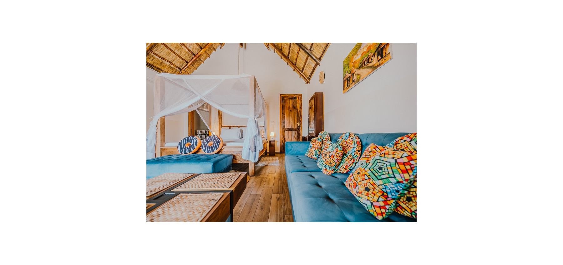 Zaria resort Zanzibar - dovolenkový prenájom bungalovu so záhradou pre 2-3 osoby D16