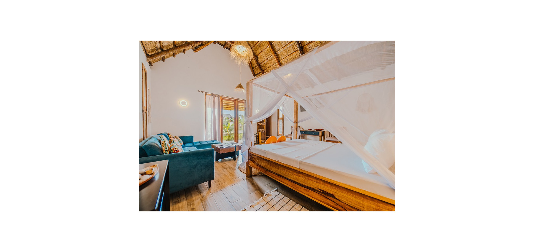 Zaria resort Zanzibar - dovolenkový prenájom bungalovu so záhradou pre 2-3 osoby D16
