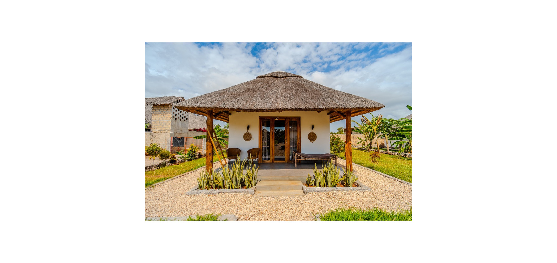 Zaria resort Zanzibar - dovolenkový prenájom bungalovu so záhradou pre 2-3 osoby D16