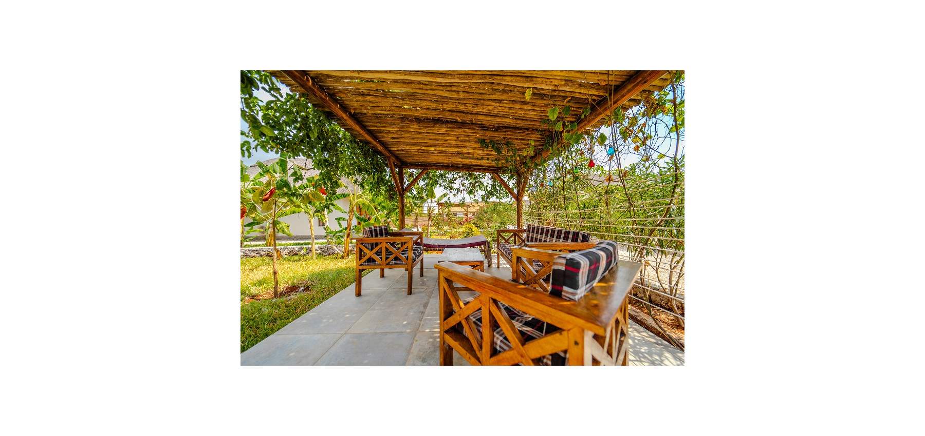 Zaria resort Zanzibar - dovolenkový prenájom bungalovu so záhradou pre 2-3 osoby D16