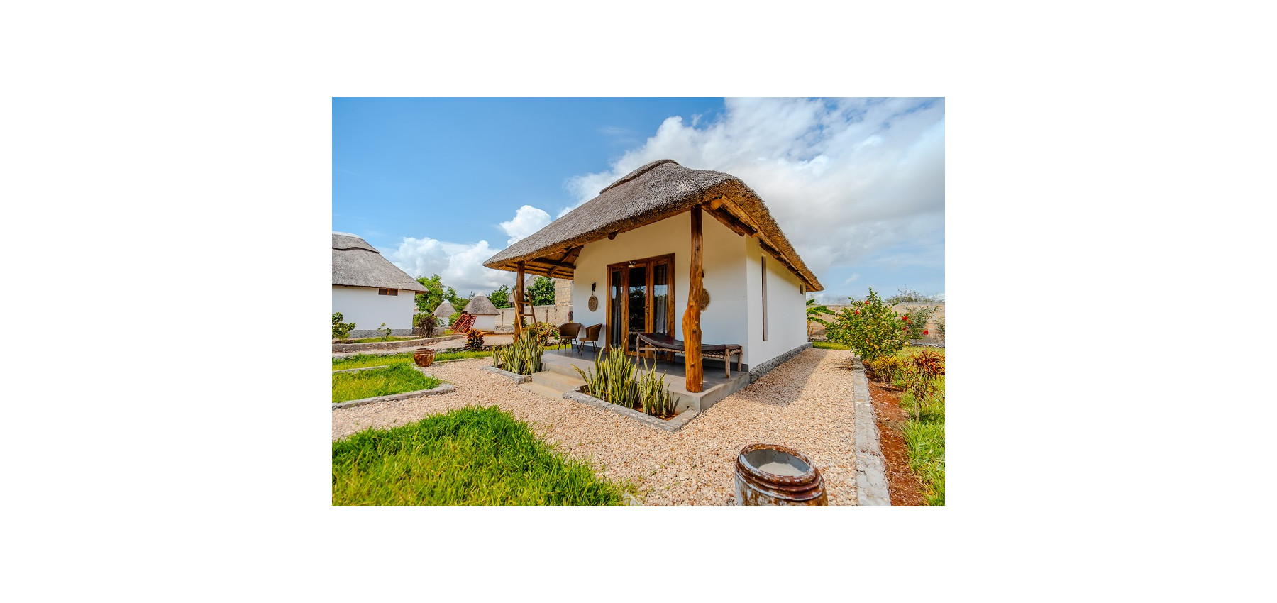 Zaria resort Zanzibar - dovolenkový prenájom bungalovu so záhradou pre 2-3 osoby D16