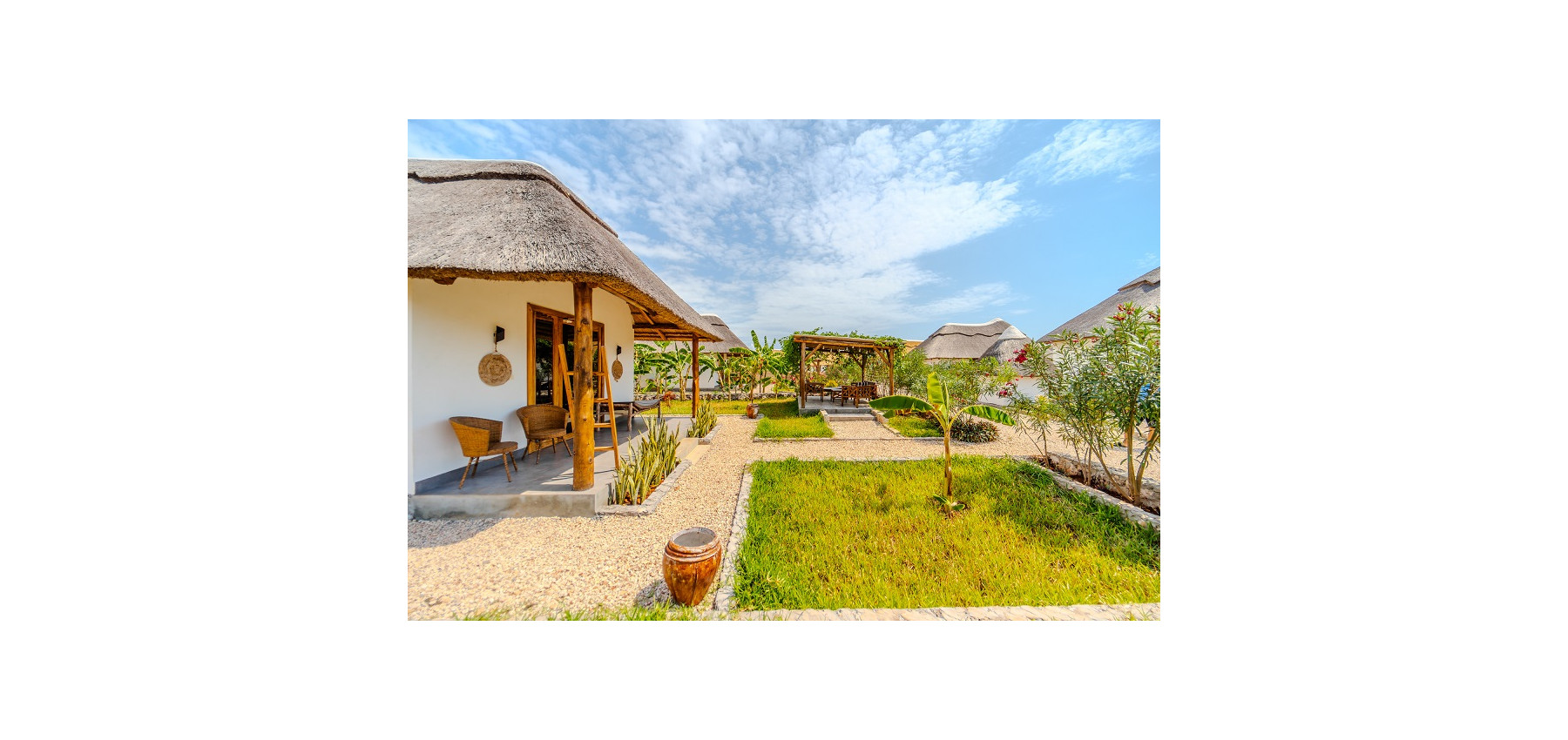 Zaria resort Zanzibar - dovolenkový prenájom bungalovu so záhradou pre 2-3 osoby D16