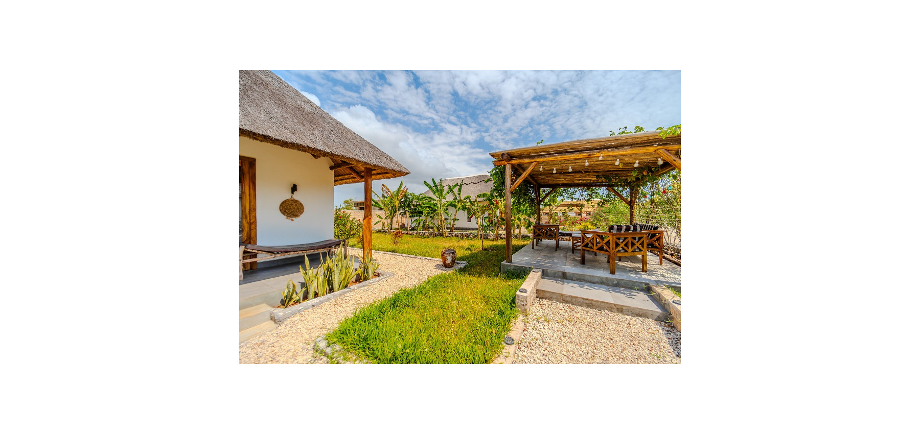 Zaria resort Zanzibar - dovolenkový prenájom bungalovu so záhradou pre 2-3 osoby D16