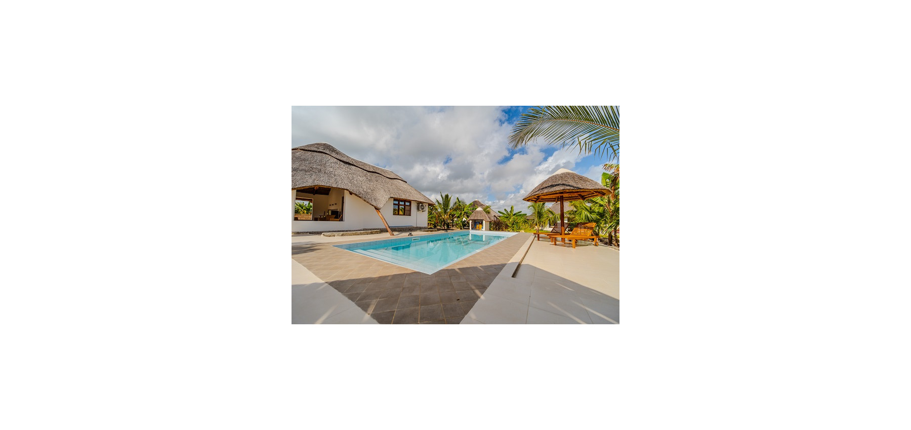 Dovolenkový prenájom Zanzibar - bungalov pre náročných - so záhradou a bazénom