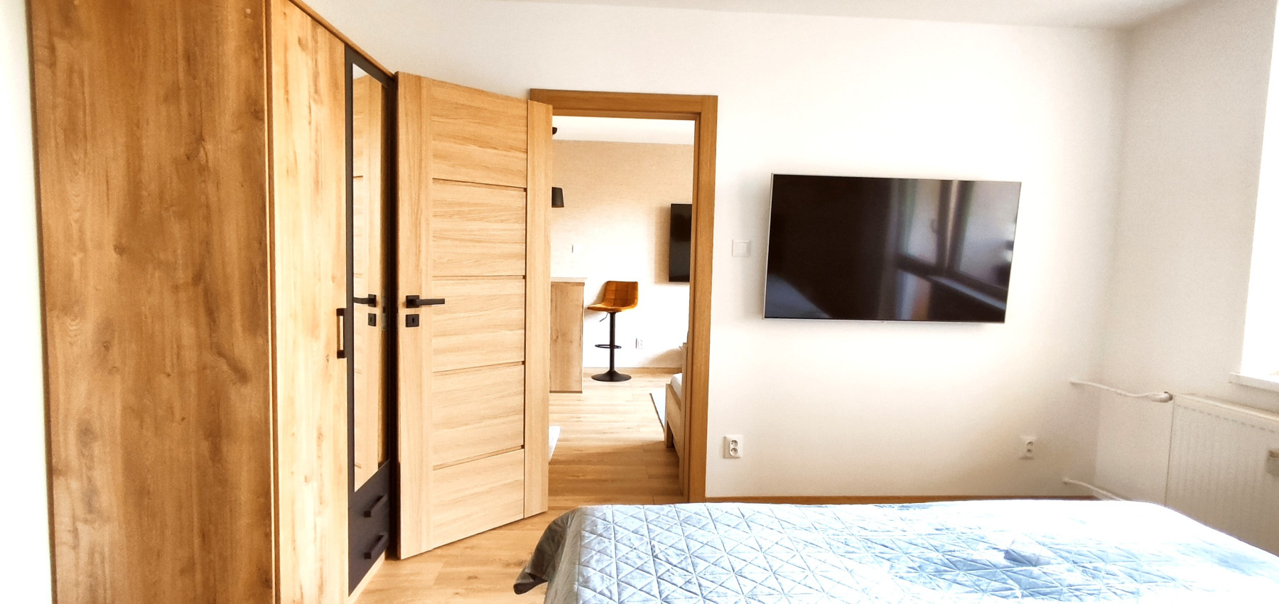 Prenajatý do 1.8.2026....supermoderný 2 izbový byt s dvomi loggiami v centre mesta pri OC NOVUM, Kúpeľná ulica